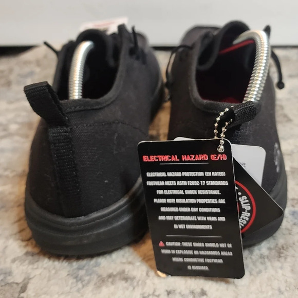 NWT Skechers Arch Fit Melo SR Men's Work Shoe. Slide on black sneakers. 11.5 - Picture 11 of 15